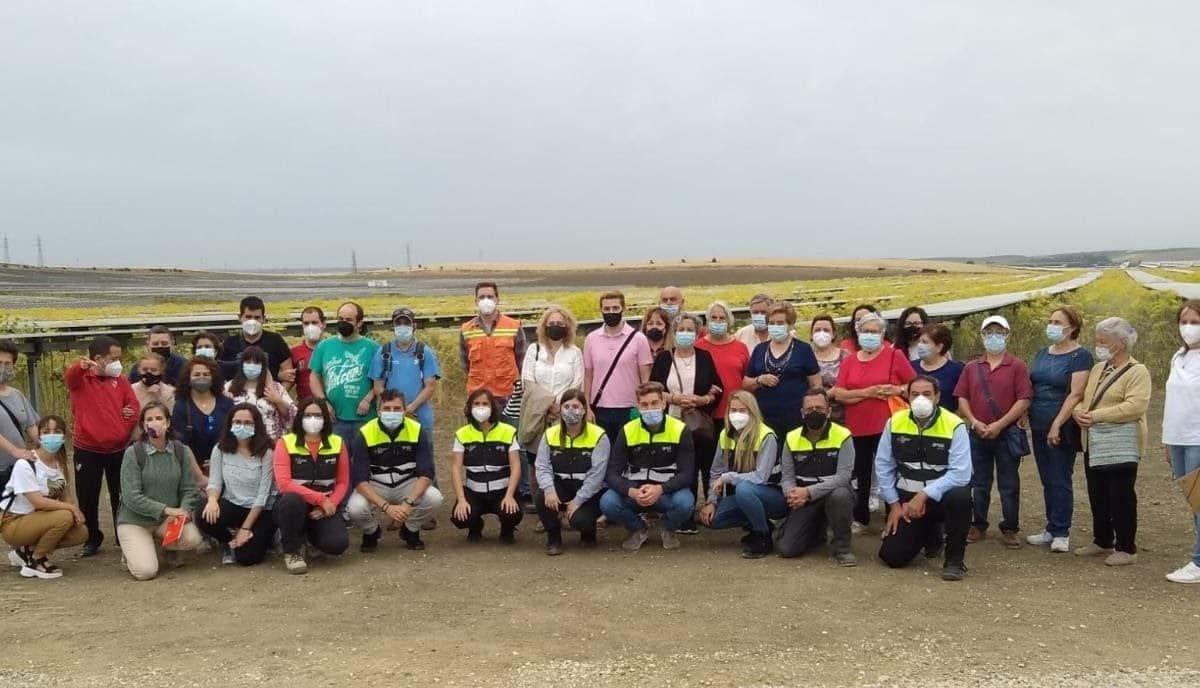 Visita a la planta fotovoltaica de Endesa en Sanlúcar la Mayor ENDESA