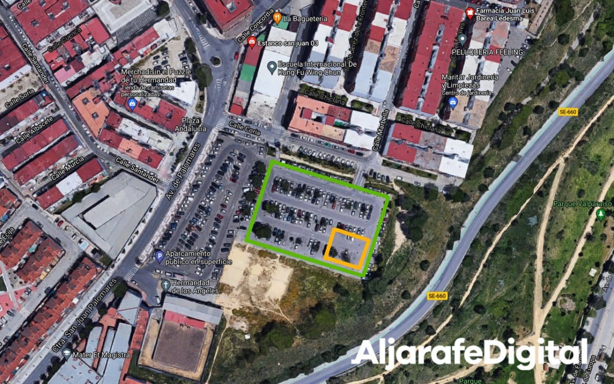 Nuevo aparcamiento de San Juan.