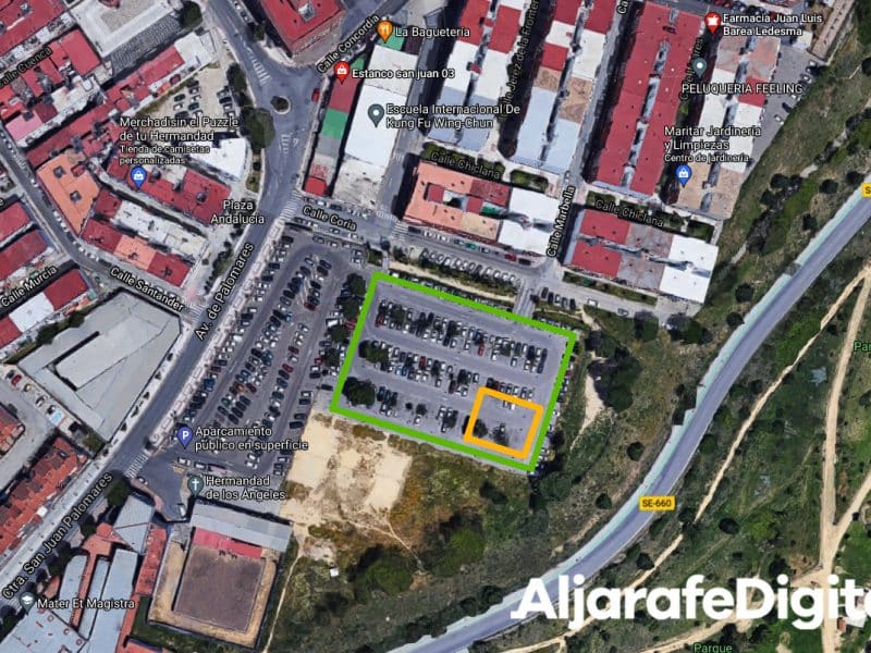 Nuevo aparcamiento de San Juan.