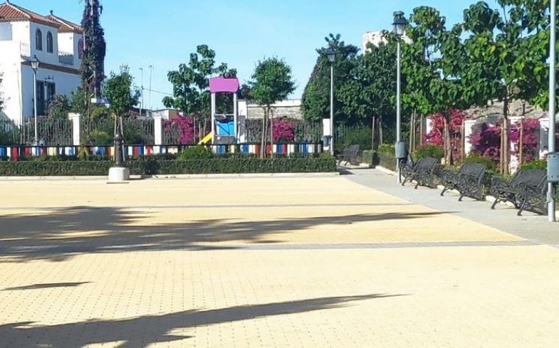 El parque aún sin nombre.