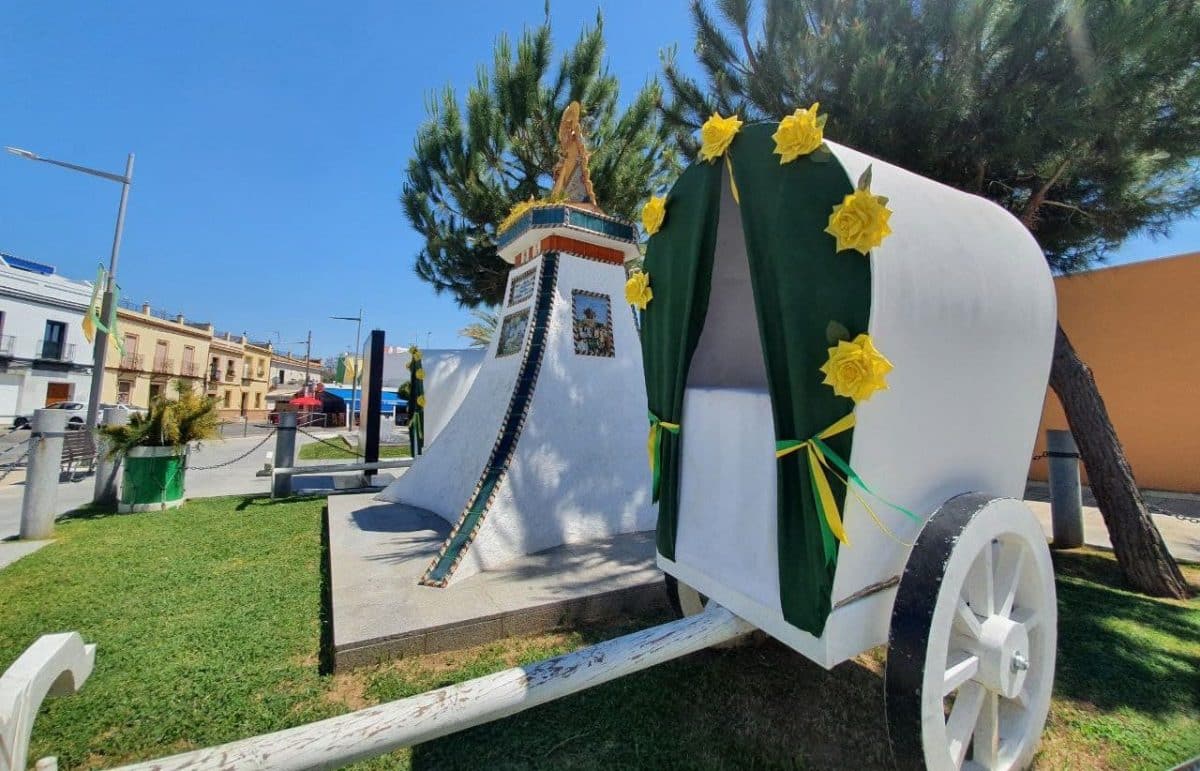 Homenaje a la Virgen del Rocío ay a la romería en Gines. Aljarafe Digital.
