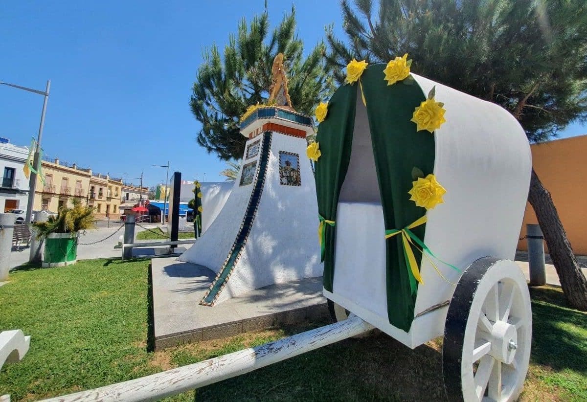 Homenaje a la Virgen del Rocío ay a la romería en Gines. Aljarafe Digital.
