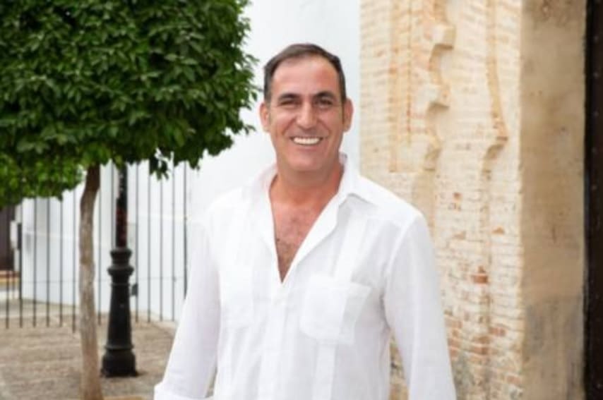 El próximo alcalde de Sanlúcar la Mayor, Juan Salado.