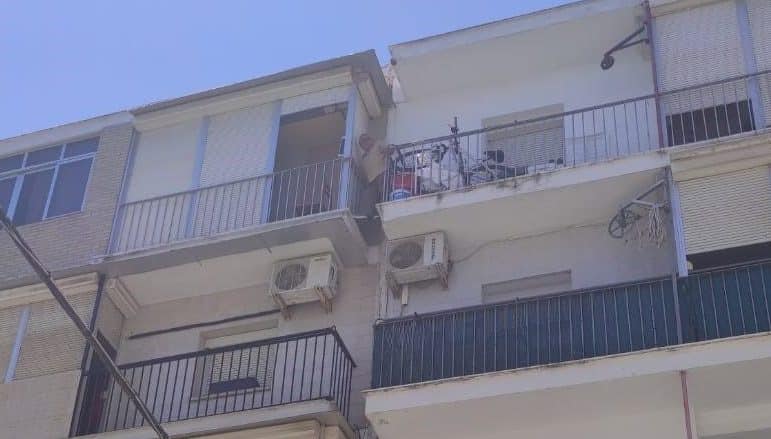 Imagen remitida por la Policía Local de Camas sobre las situación del señor.