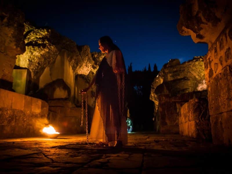 El espectáculo de visitar Itálica de noche DANIEL GONZALEZ ACUNA