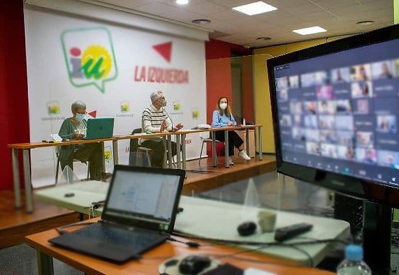 Imagen de la XXIV Asamblea de IU Sevilla. IU SEVILLA..