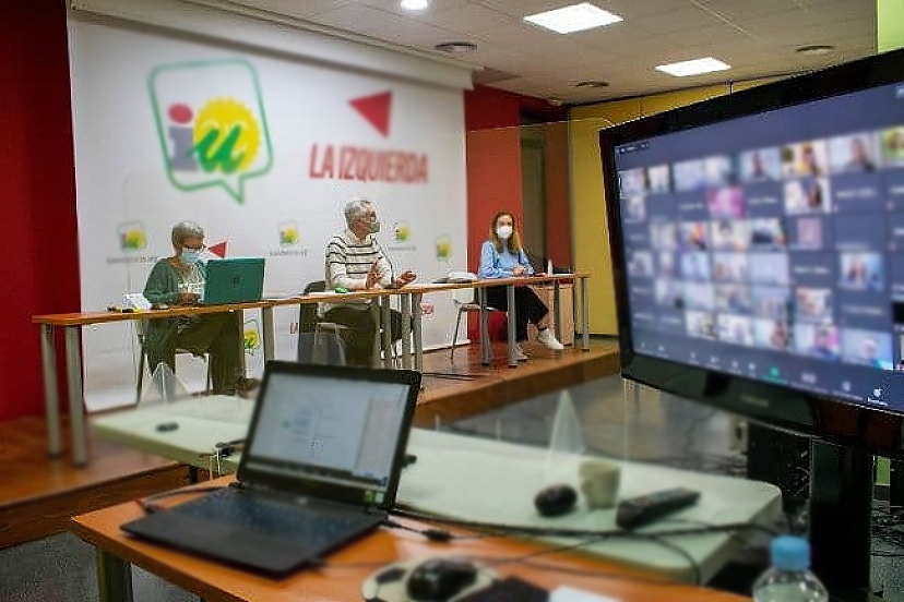 Imagen de la XXIV Asamblea de IU Sevilla. IU SEVILLA..