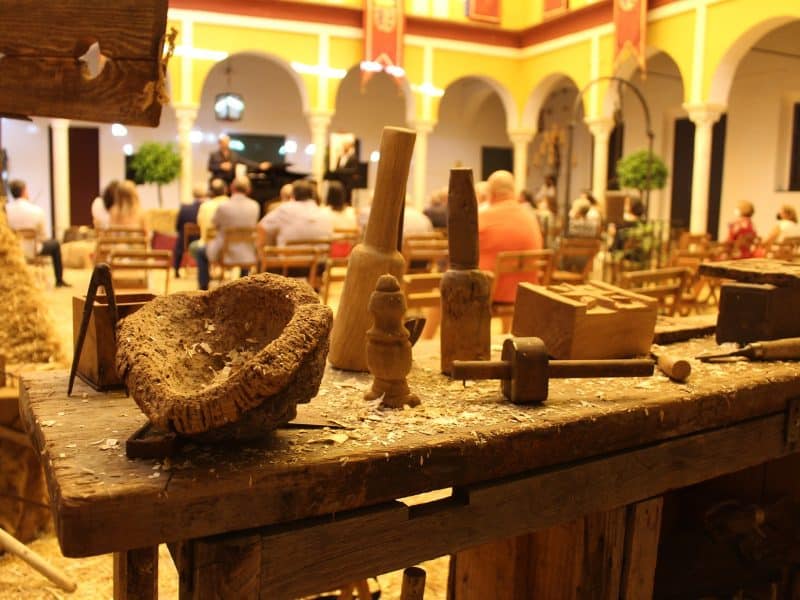 Imagen del Mercado Barroco de Olivares.