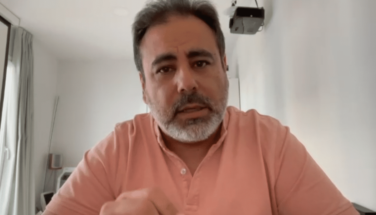Imagen del vídeo difundido por Manuel Romero.
