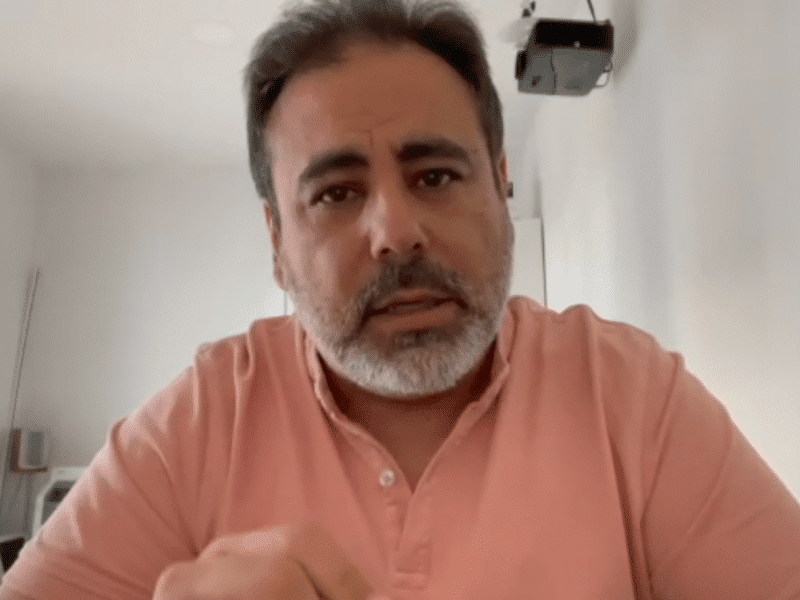 Imagen del vídeo difundido por Manuel Romero.