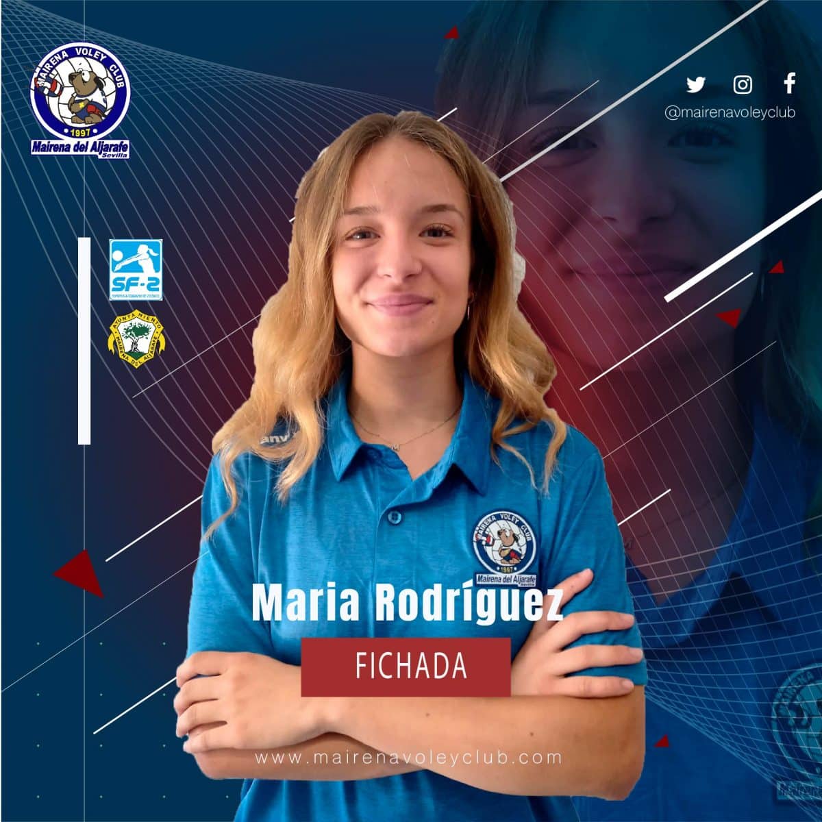 María Rodríguez, nuevo fichaje del Mairena Voley Club.