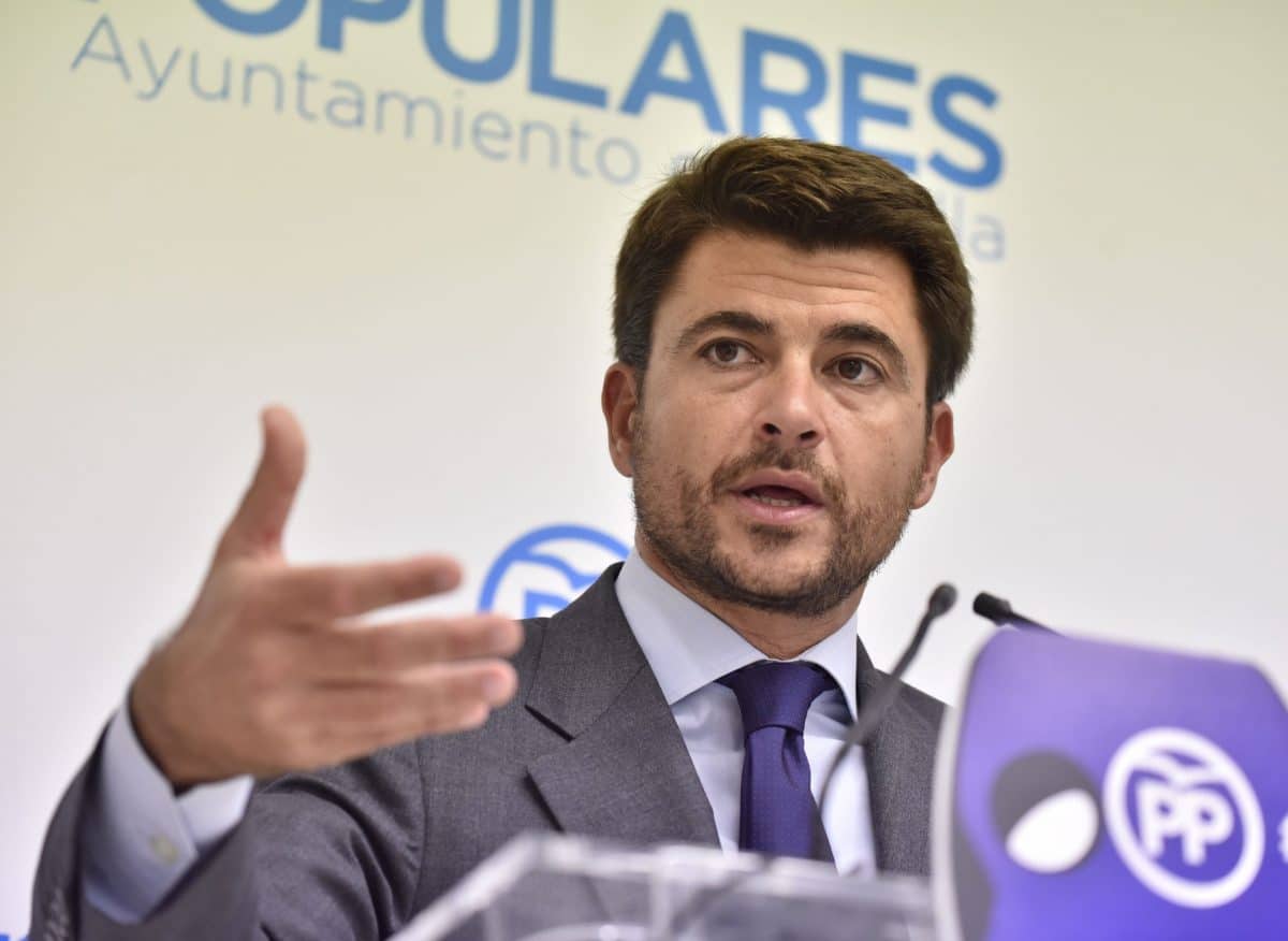 Beltrán Pérez, portavoz del PP en el Ayuntamiento de Sevilla JUAN CARLOS VÁZQUEZ