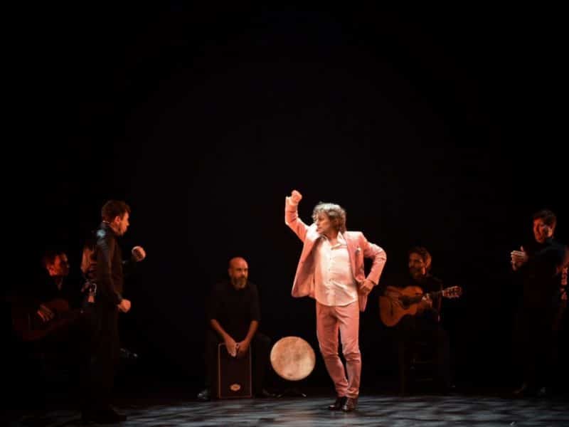 Javier Barón sobre el escenario.