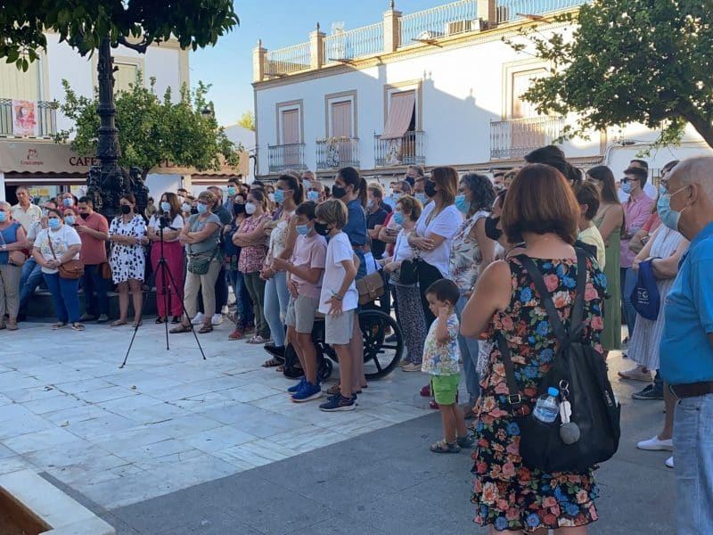 Manifestación en Benacazón contra la moción de censura / PSOE