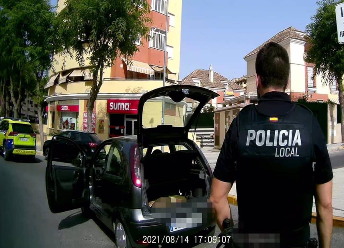 Policía Nacional en San Juan de Aznalfarache