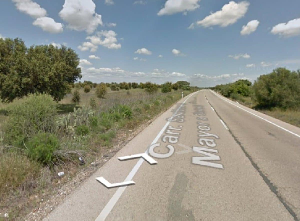 Punto de la A-477 donde tuvo lugar el accidente / 112