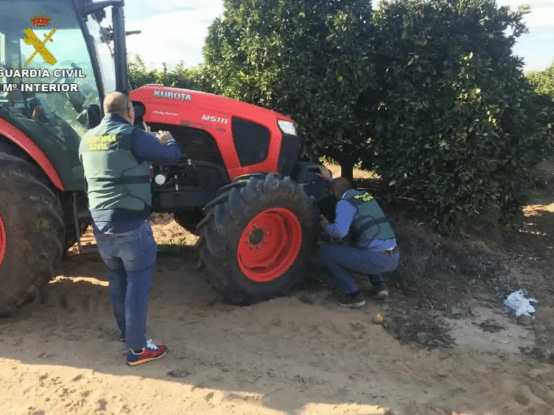 Tractor robado / GC