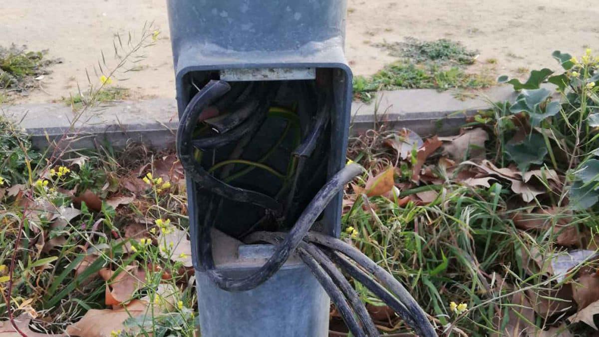 Imagen de vandalismo en Coria del Río / Ayuntamiento de Coria del Río