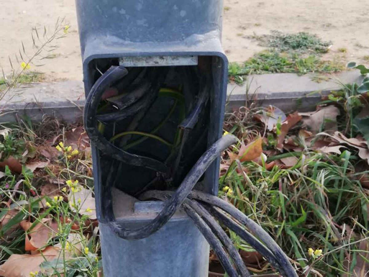 Imagen de vandalismo en Coria del Río / Ayuntamiento de Coria del Río
