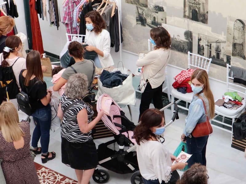 Mercado de moda sostenible en Bormujos / AD
