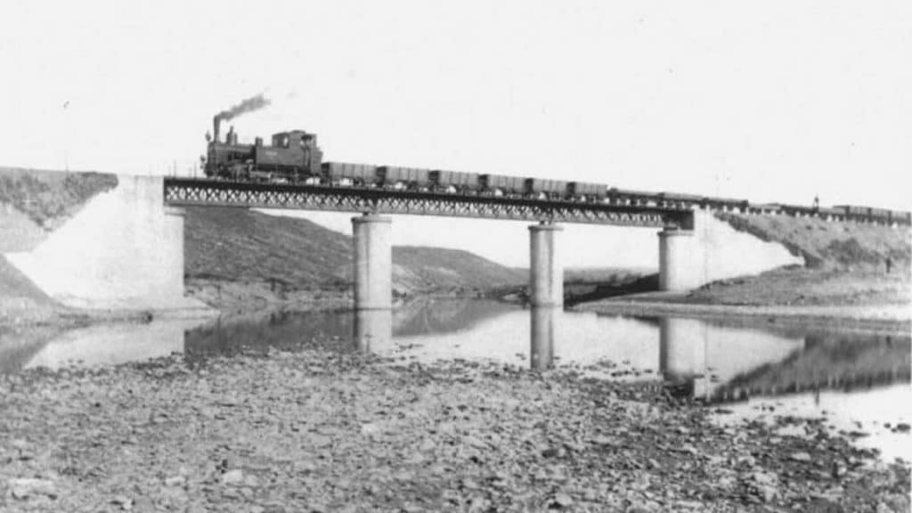 Imagen del antiguo ferrocarril de Cala y Aznalcóllar / AD