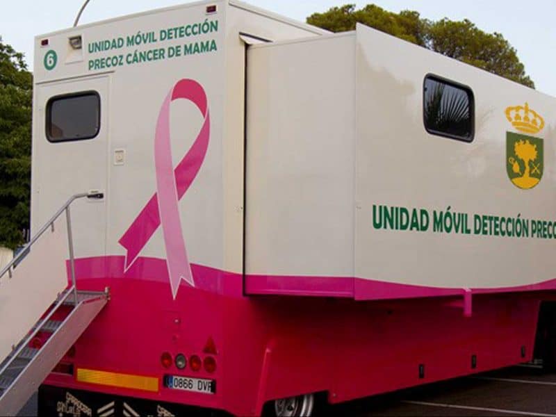UVI móvil de la campaña gratuita para la realización de mamografías / AD