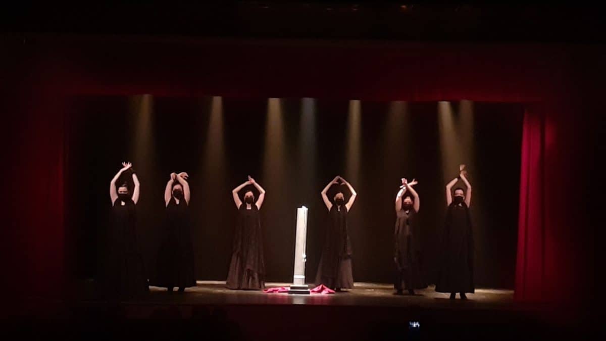 Imagen del espectáculo de flamenco con música cofrade en Bormujos / AD