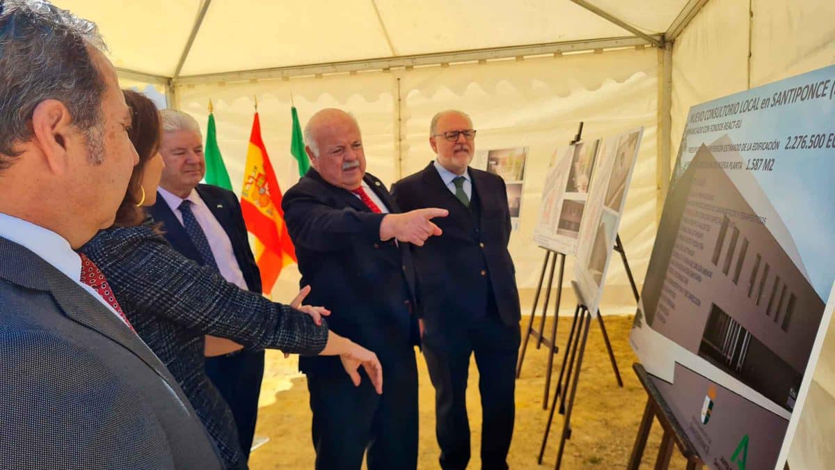 Imagen de la presentación donde se ubicará el nuevo centro de salud de Santiponce / AD