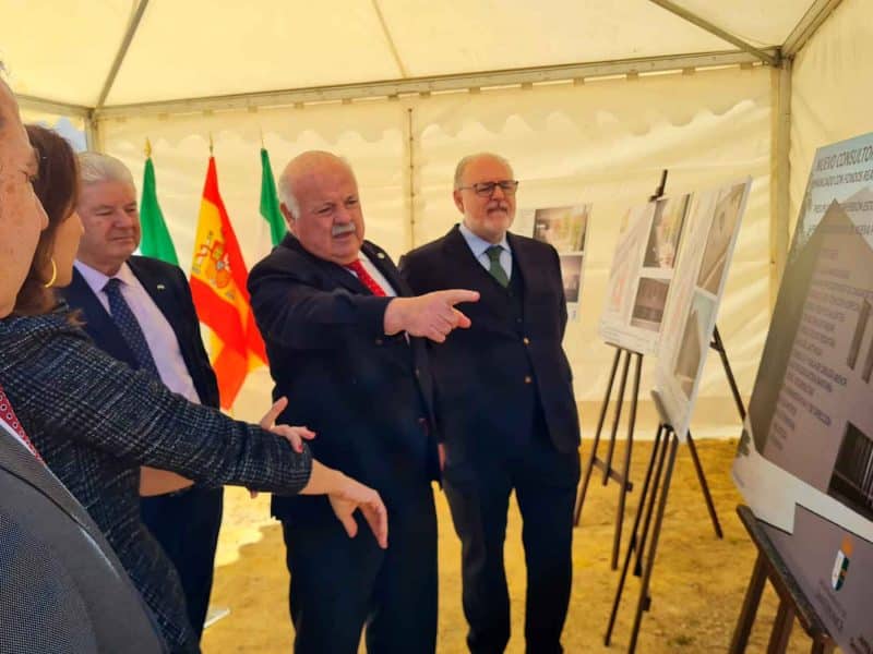 Imagen de la presentación donde se ubicará el nuevo centro de salud de Santiponce / AD