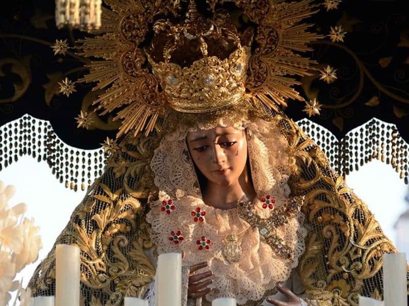 Imagen de la Virgen de Tomares /AD