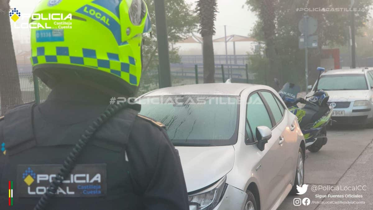 Imagen del accidente en Castilleja de la Cuesta / AD