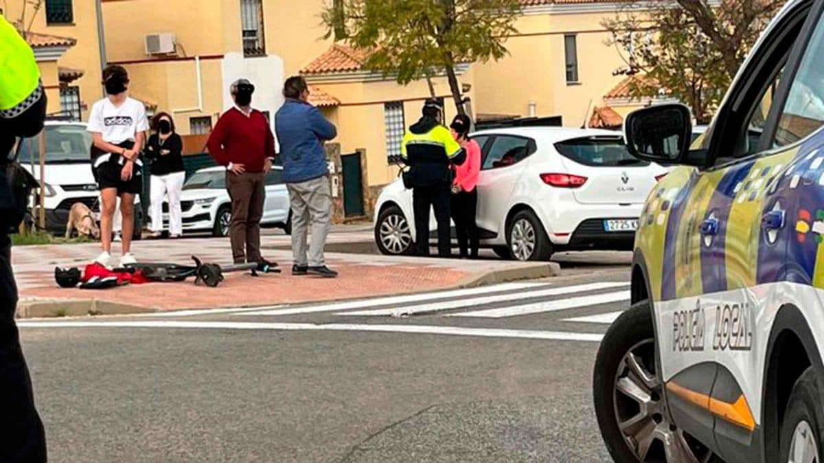 accidente patinete
