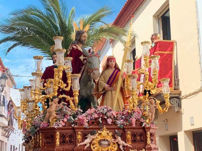 Una de los pasos más importantes de las hermandades de Huévar / AD