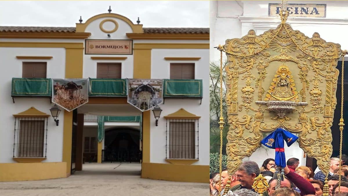 Imagen de la hermandad de Bormujos, una de las que provocará cortes de tráfico / AD