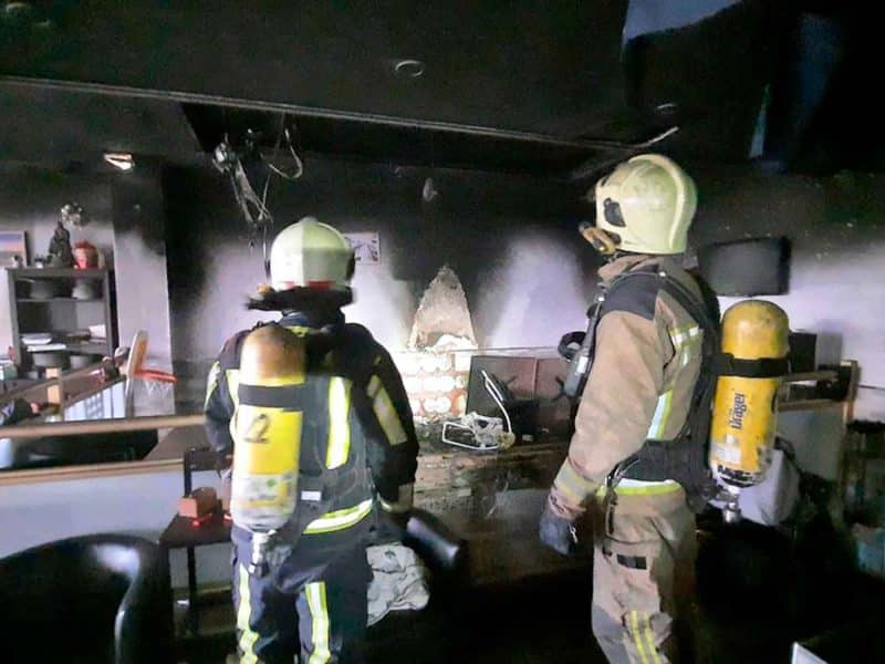 Imagen de un incendio en Mairena del Aljarafe /AD