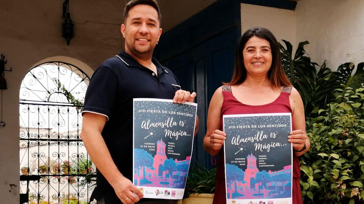 Imagen del cartel de la Fiesta de los Cinco Sentidos de Almensilla / AD