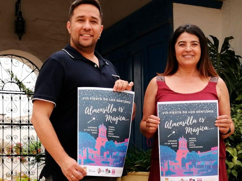 Imagen del cartel de la Fiesta de los Cinco Sentidos de Almensilla / AD