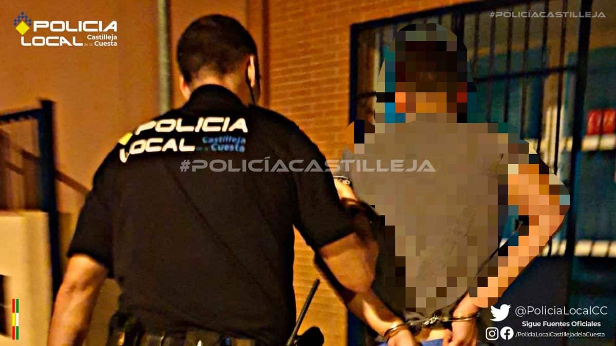 Imagen del detenido en Castilleja de la Cuesta / AD
