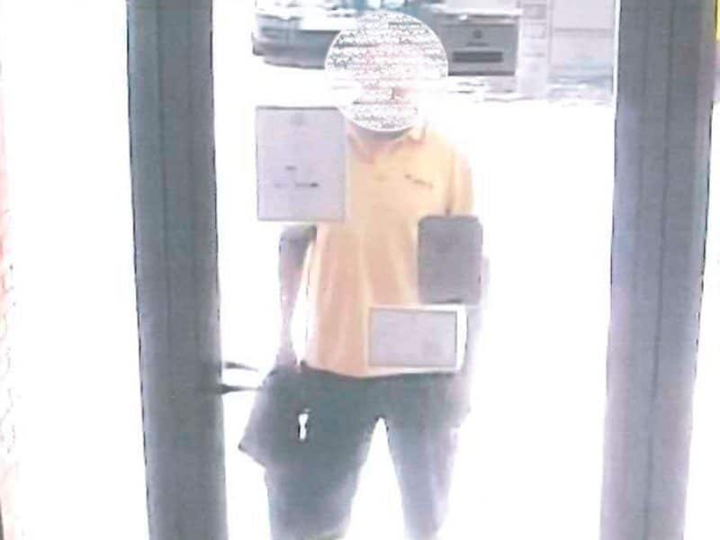 Imagen del atraco de Bormujos / AD