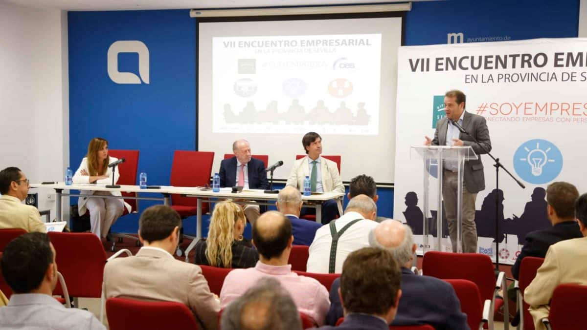 Imagen de empresarios sevillanos en Mairena del Aljarafe / AD
