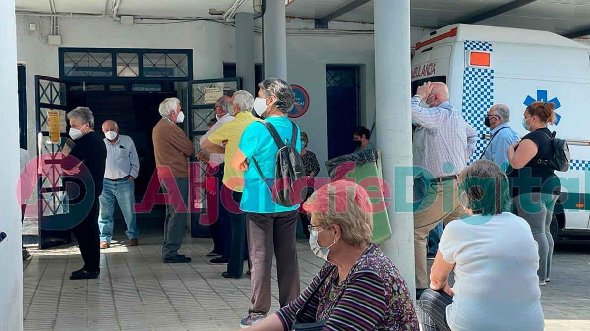 Imagen del Centro de Salud de Camas durante la campaña de vacunación contra el covid19 en 2021 / Clara Fajardo
