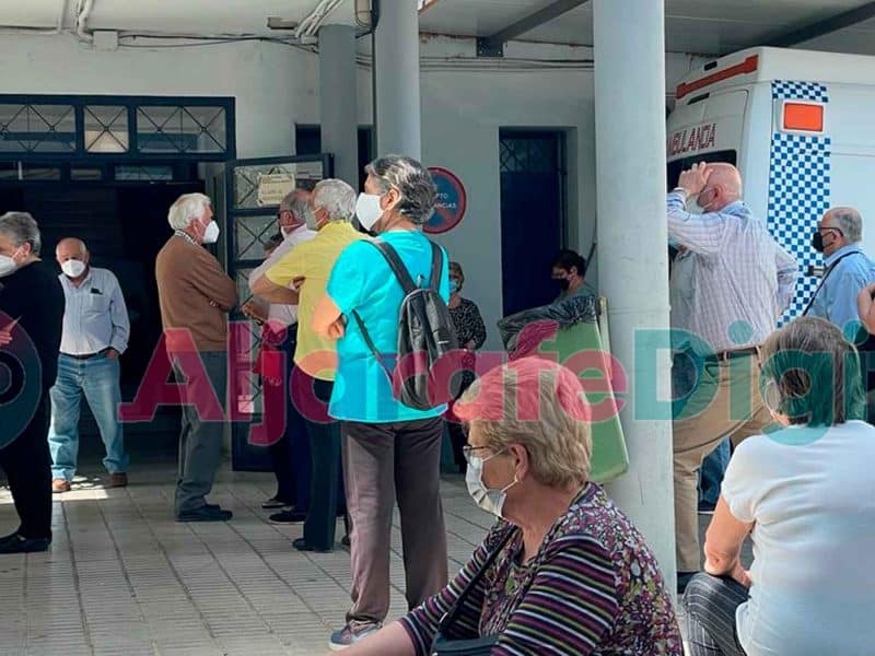 Imagen del Centro de Salud de Camas durante la campaña de vacunación contra el covid19 en 2021 / Clara Fajardo