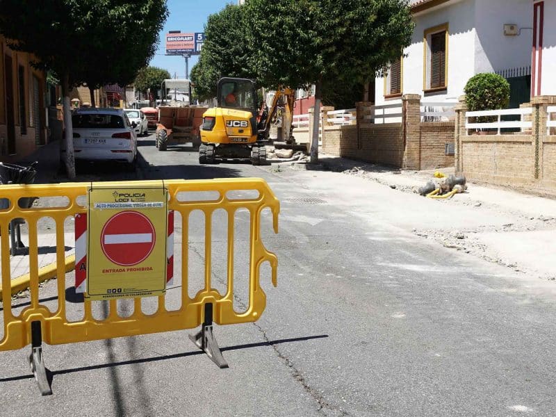 Reformas en las calles de Castilleja de la Cuesta / AD