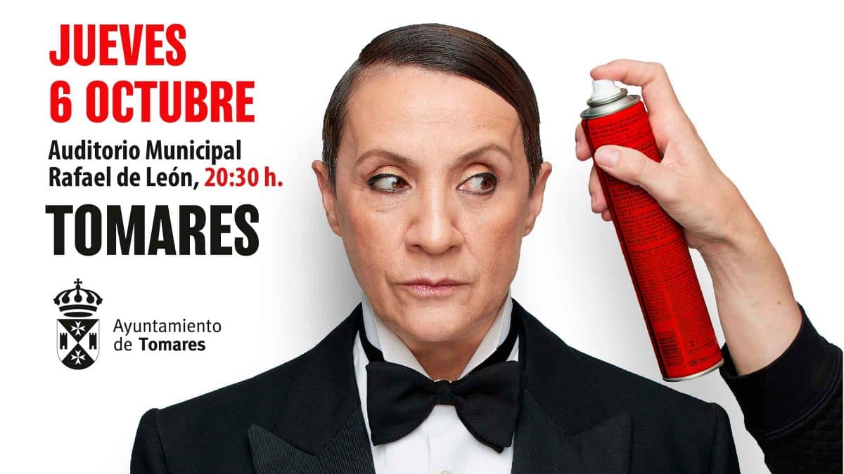 Cartel de la obra de teatro 'Silencio', con Blanca Portillo en Tomares