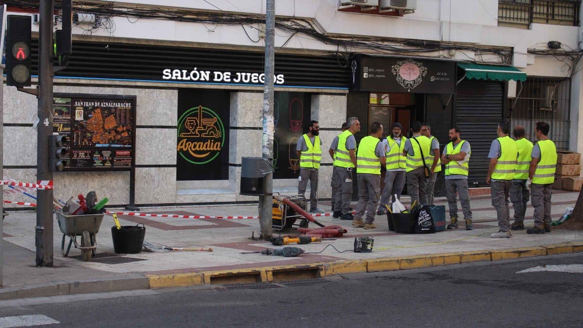 Inicio de obras en San Juan de Aznalfarache / AD