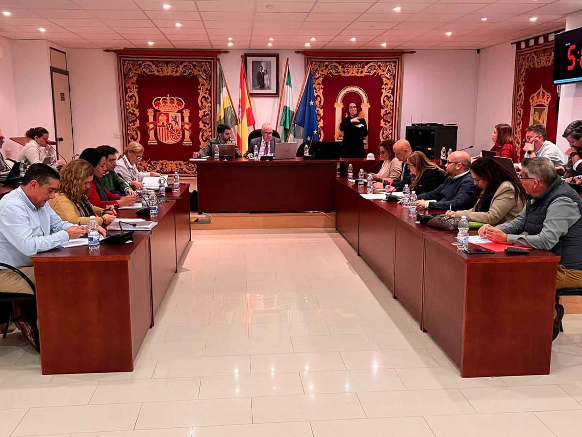 Imagen del pleno de noviembre del Ayuntamiento de Bormujos / AD