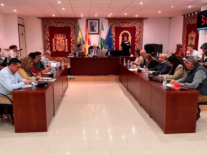 Imagen del pleno de noviembre del Ayuntamiento de Bormujos / AD