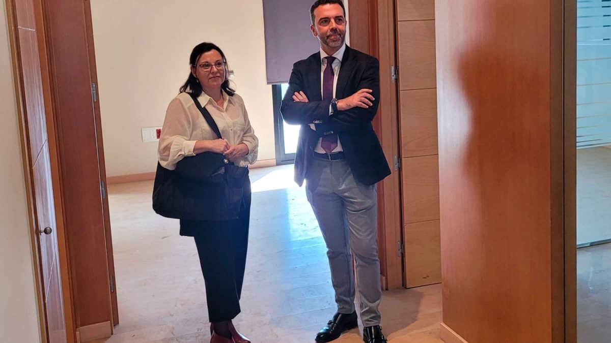 Imagen de la nueva sede judicial de Coria del Río / AD