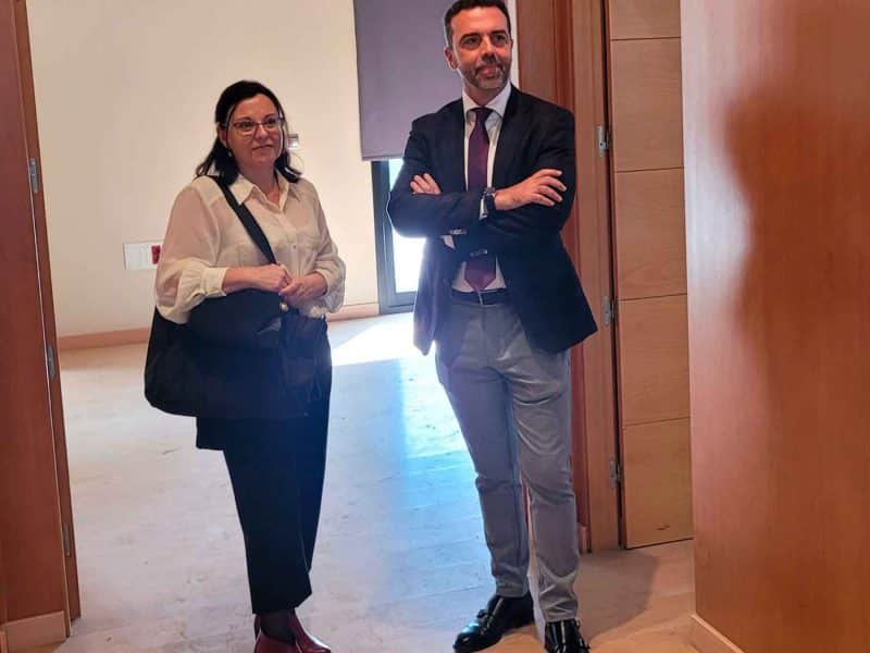 Imagen de la nueva sede judicial de Coria del Río / AD