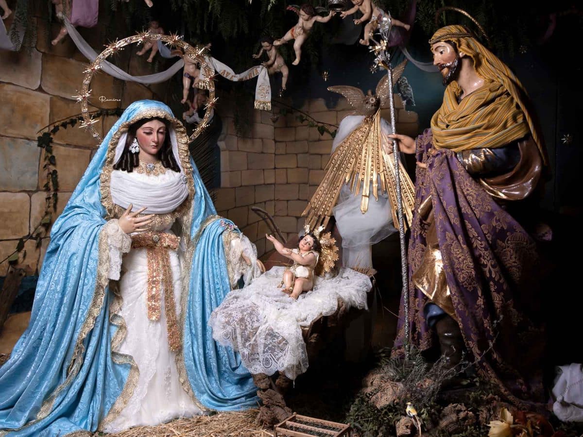 Belén de una Navidad anterior en Castilleja de la Cuesta